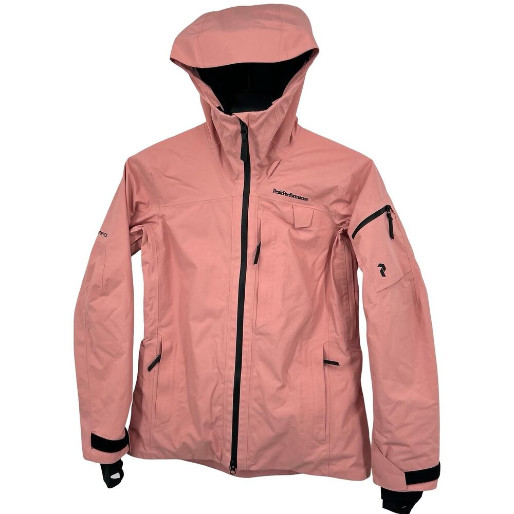 Women's Pink Peak Performance Ski Alpine Gore-Tex 2L Insulated Shell Jacket XS